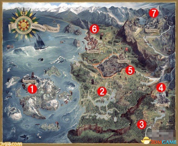 巫師3狂獵世界地圖