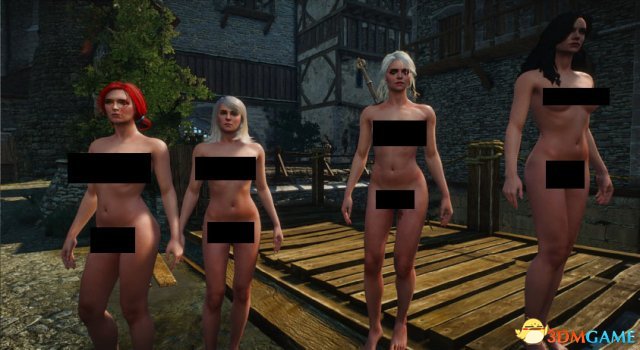 巫師3女性NPC裸體