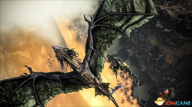 魔幻風格的龍類也成為了《方舟：生存進化》的獨特亮點