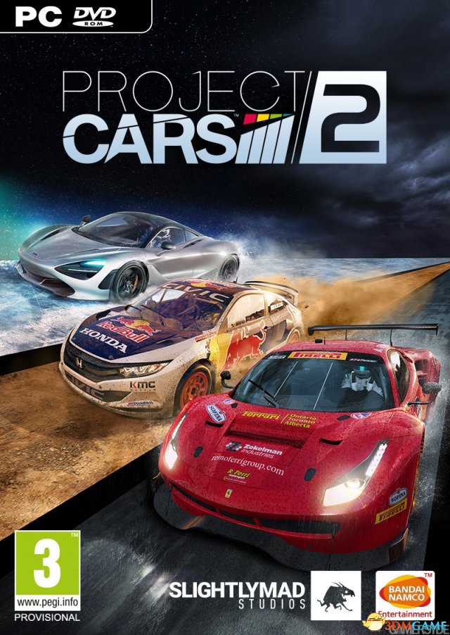 《賽車計劃2》各版本封面圖公布 供玩家自由選購