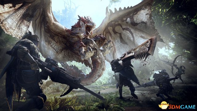 E3：《魔物獵人世界》最新截圖 誘使怪物相互殘殺