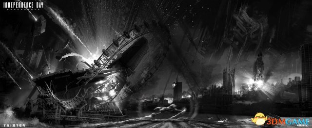 《末日之戰3》原畫師作品欣賞 太空激戰科幻味濃