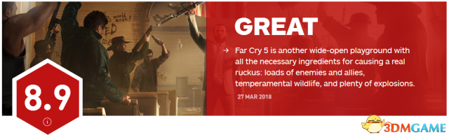 8.9分 《極地戰嚎5》IGN評分出爐 期待下一作地點
