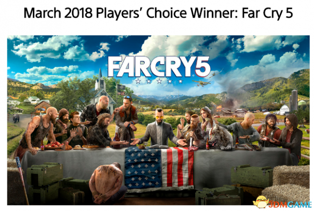 《極地戰嚎5》贏得3月PS玩家選擇獎 戰神預定4月獎