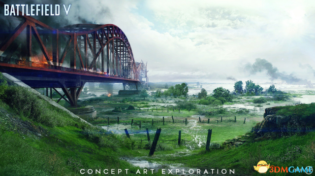 《戰地風雲5》全新概念畫和遊戲截圖 展現真實二戰場景