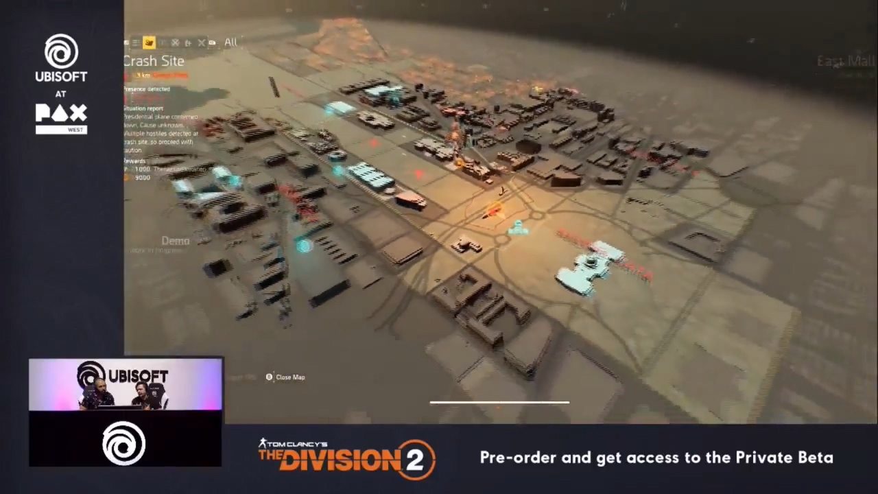 《全境封鎖2》新演示發布 裝備目錄和地圖展示