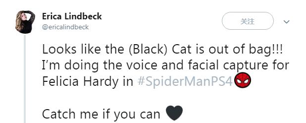 《漫威蜘蛛人》DLC角色黑貓演員曝光 這妹子很不錯