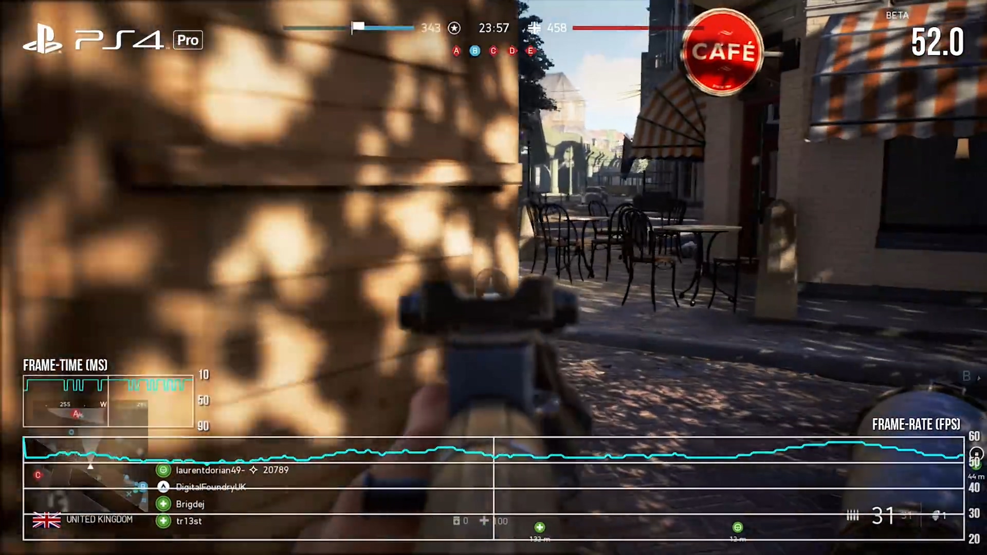 《戰地風雲5》BETA：PS4 Pro和Xbox One X分辨率、幀數解析
