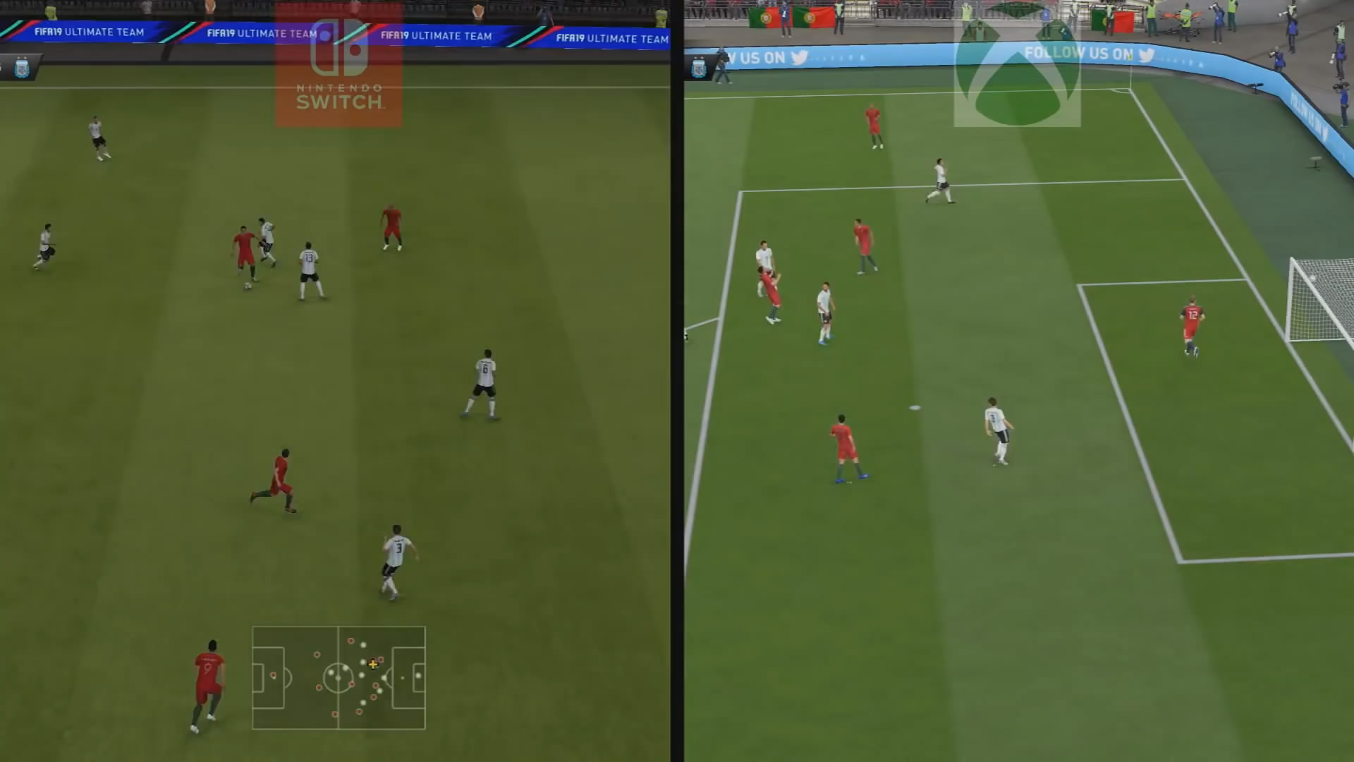 《FIFA 19》XboxOne與Switch版畫面對比 誰更強大?