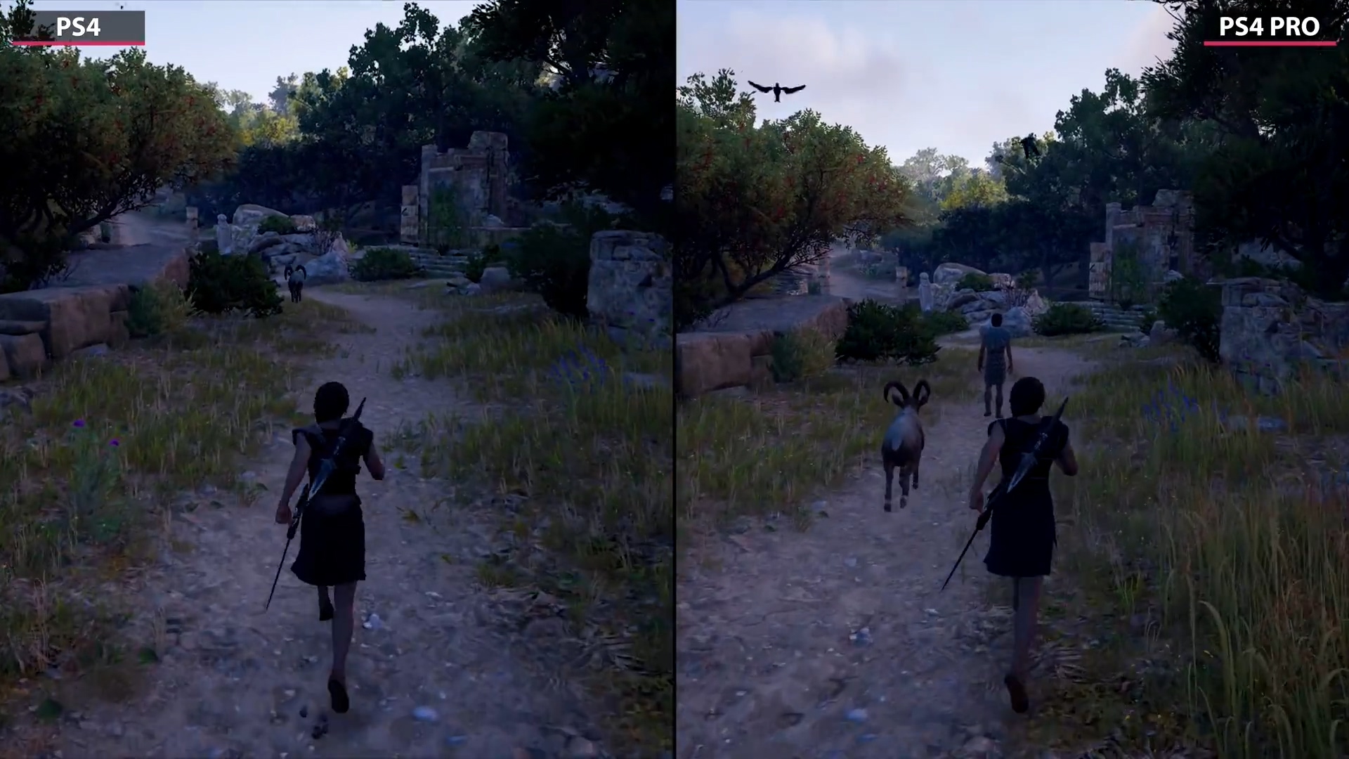 沒有明顯差別：《刺客教條：奧德賽》PS4和PS4 pro畫面、幀數對比