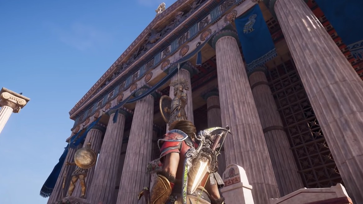 神還原 《刺客教條：奧德賽》遊戲內古希臘場景與現實影片對比