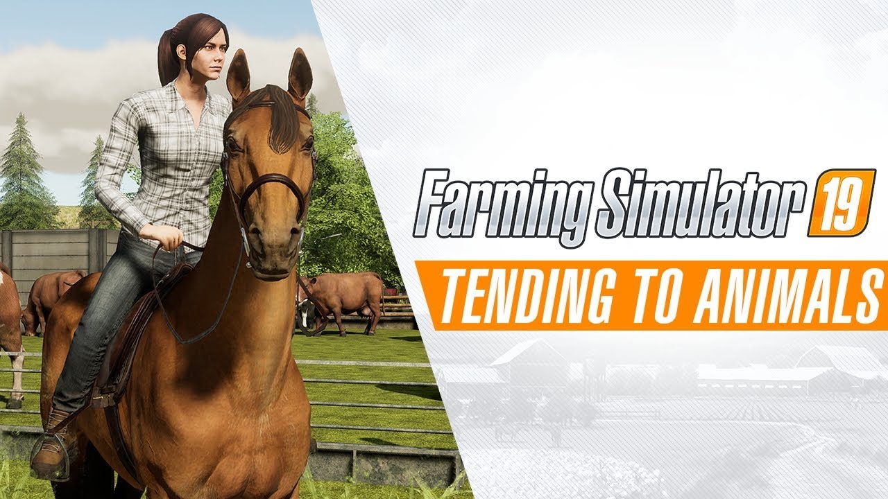 《模擬農場19》新實機視頻展示可騎乘馬匹和其他動物