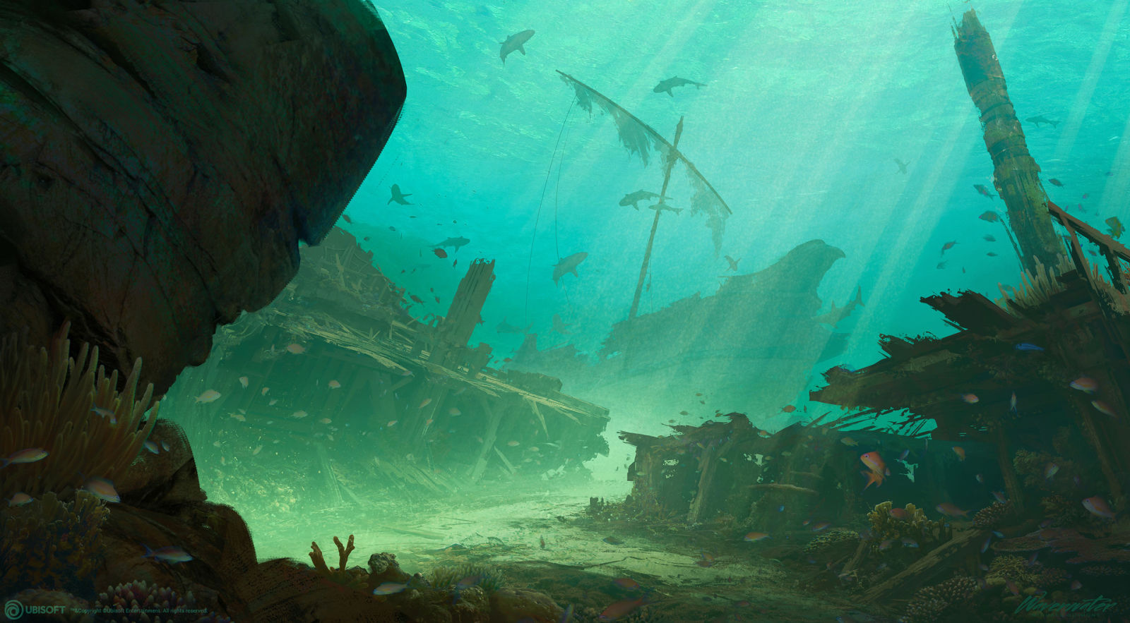 《刺客教條：奧德賽》海量藝術原畫欣賞 遊戲場景太美了