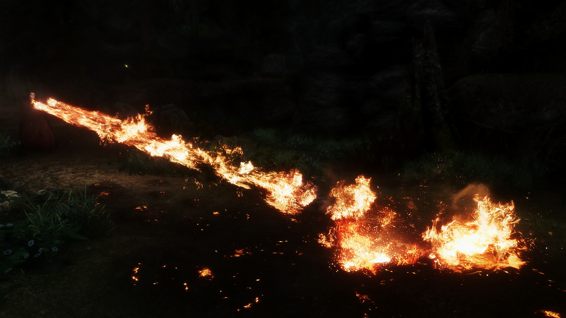 《上古卷軸5》超強火焰效果MOD 讓戰鬥更加華麗