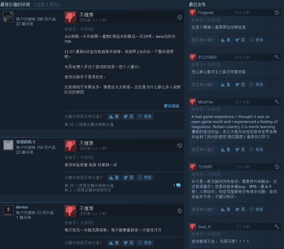 《過度殺戮：陰屍路》Steam評價褒貶不一  比黑魂還受苦