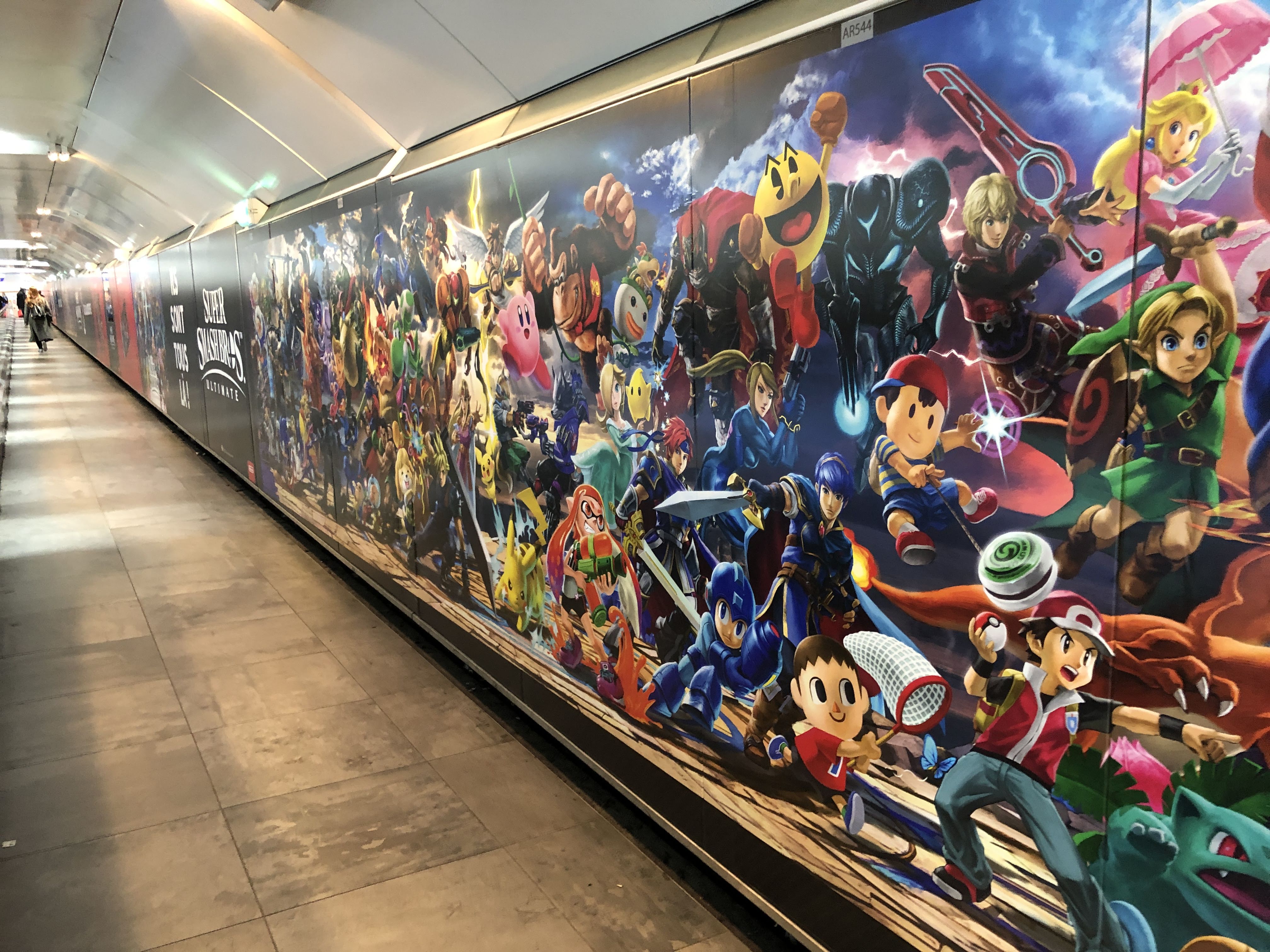 《任天堂明星大亂鬥特別版》即將發售 巴黎地鐵站貼滿宣傳海報