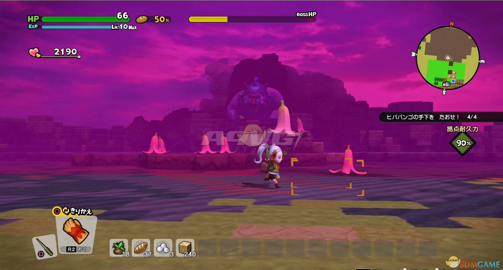 《勇者鬥惡龍：創世小玩家2》總督粉紅猩猩打法技巧分享