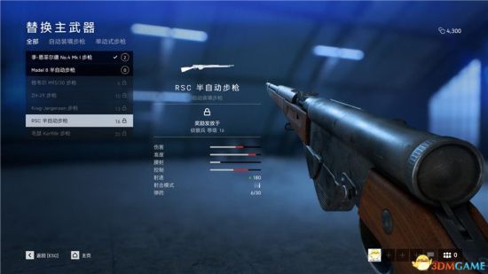 《戰地風雲5》全自動步槍詳細介紹