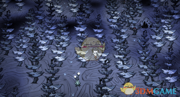 《饑荒：聯機版》洞穴地形完全解析——藍蘑菇森林篇
