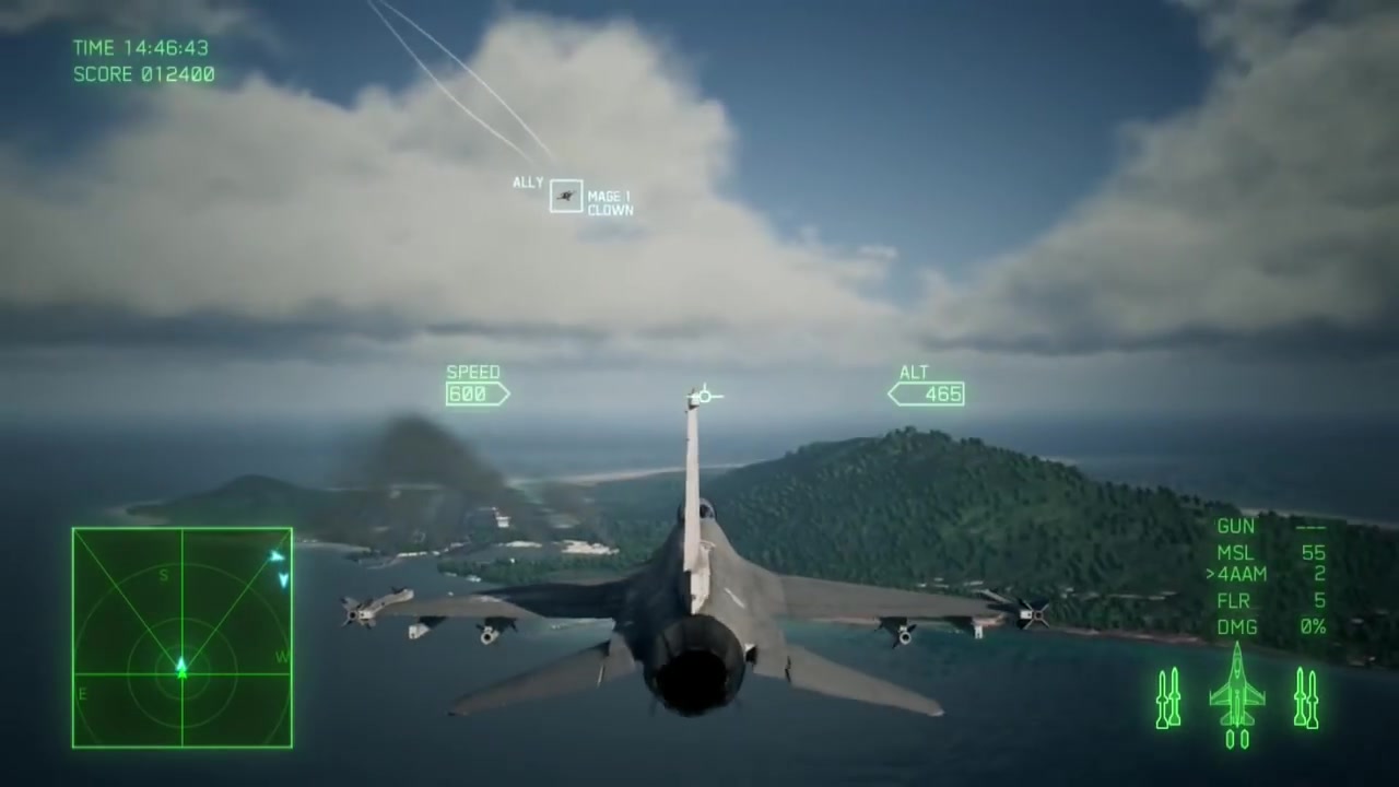 《空戰奇兵7：未知空域》開場半小時流程演示影片