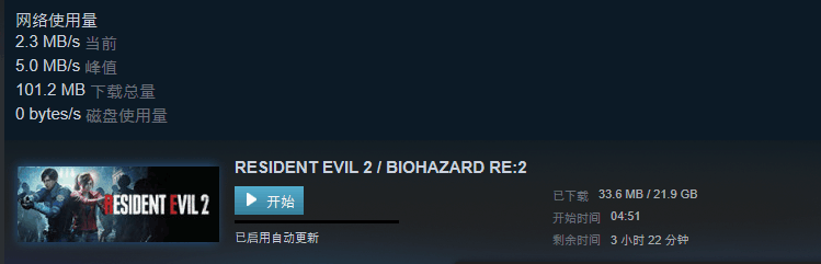 《惡靈古堡2：重製版》Steam預載已開啟 下載容量22G