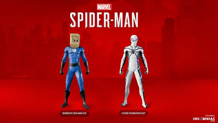《漫威蜘蛛人》更新追加全新購物袋驚奇4超人服裝