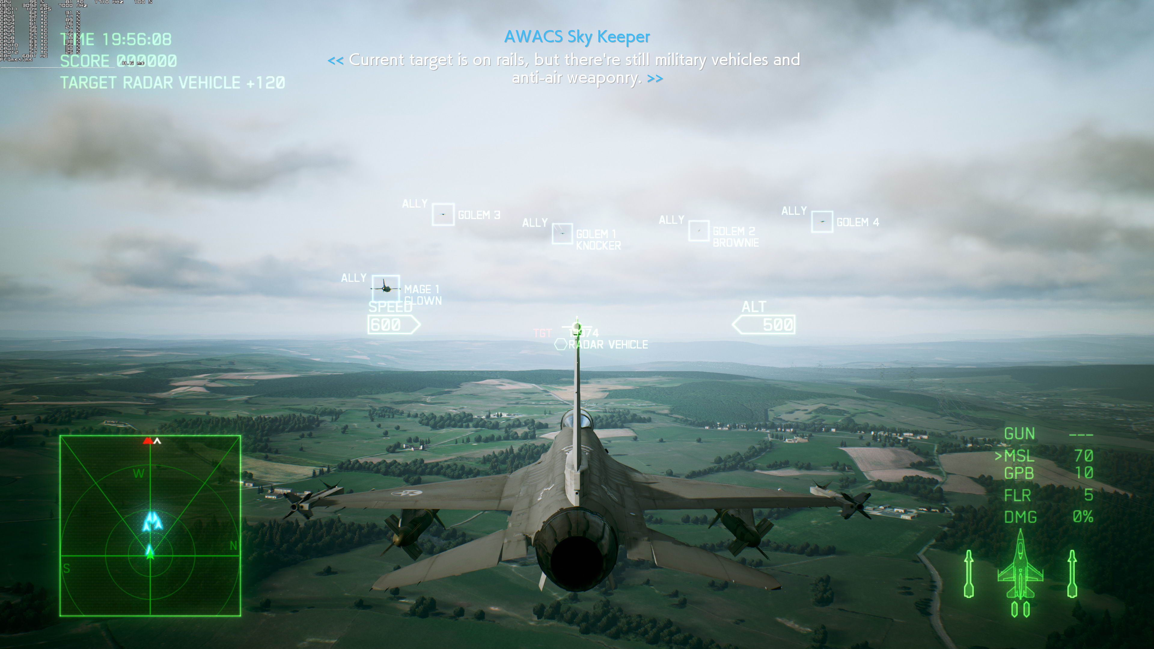 《空戰奇兵7》PC版測試截圖 2080Ti運行效果超神