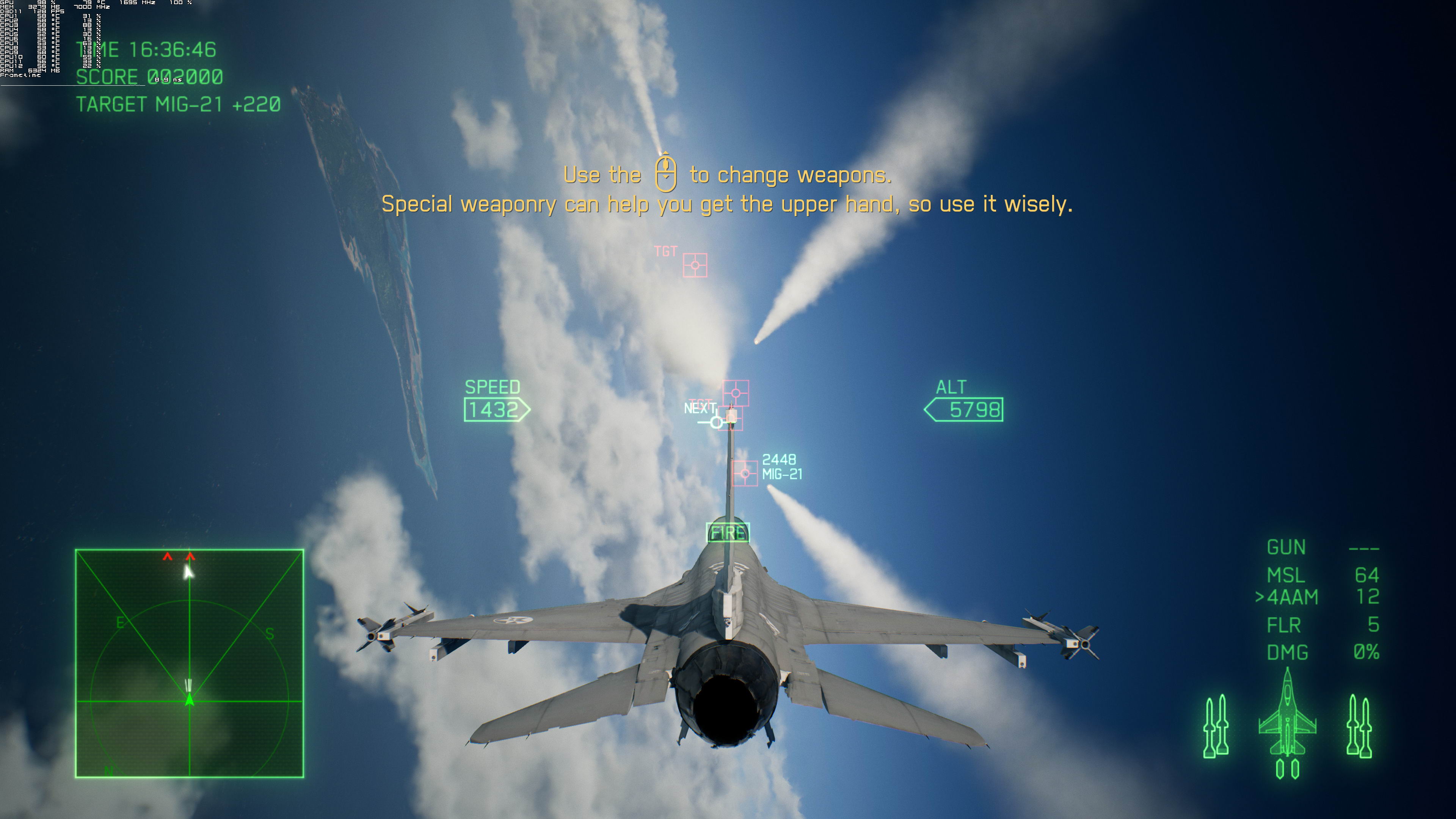 《空戰奇兵7》PC版測試截圖 2080Ti運行效果超神