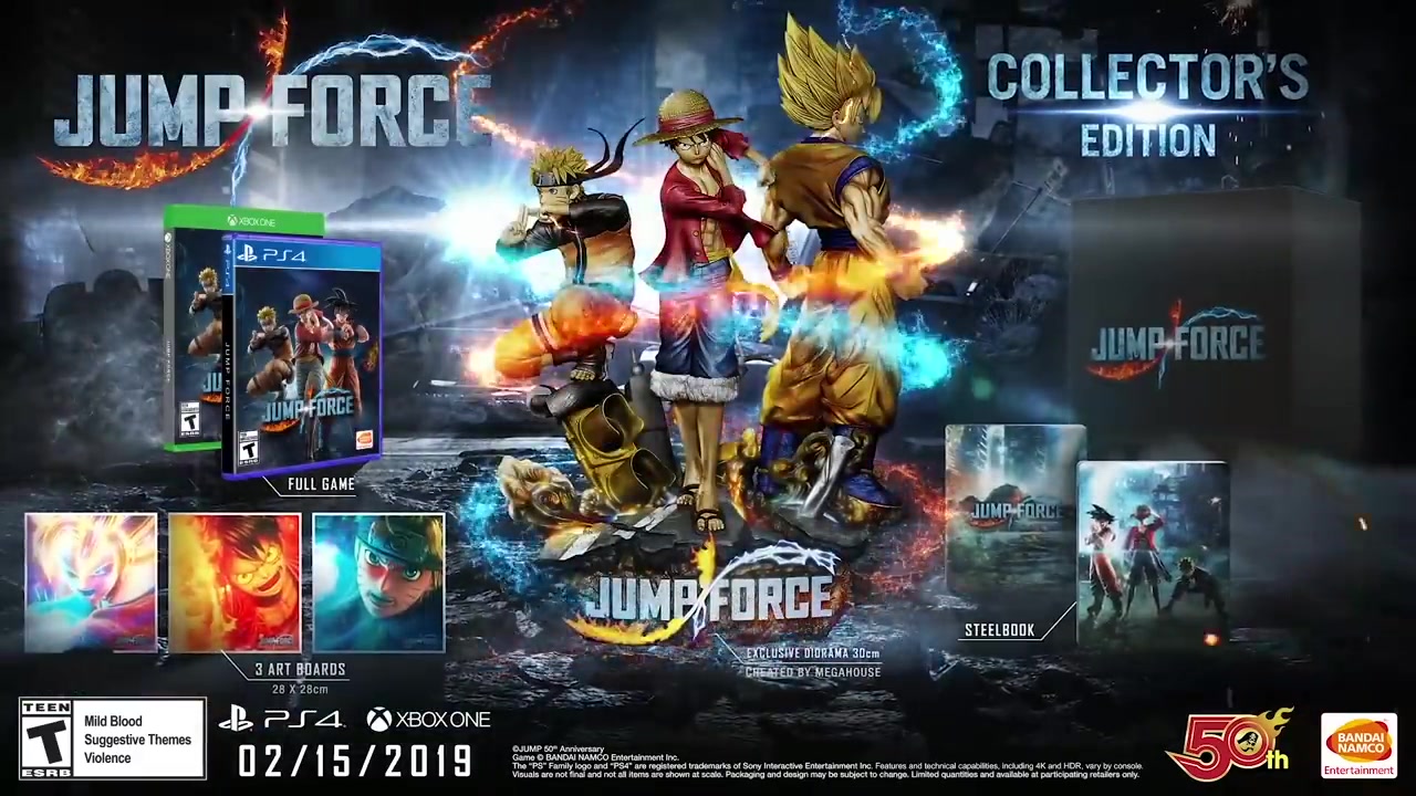 全新《Jump Force》影片展示空條承太郎和迪奧