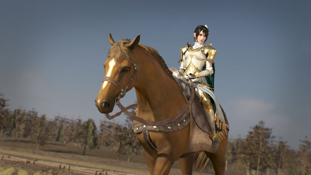 《真三國無雙8》第五彈服裝DLC截圖 星彩穿騎士服魅力大