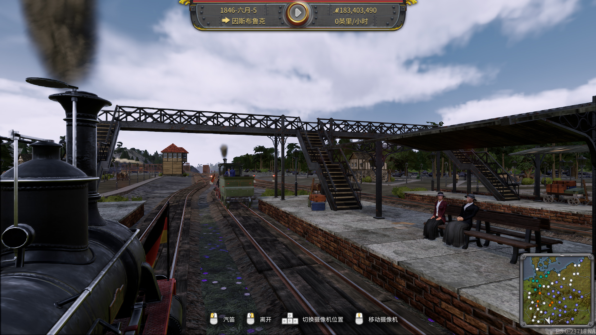 踏上德意志的山河 火車模擬遊戲《鐵路帝國》公布全新DLC