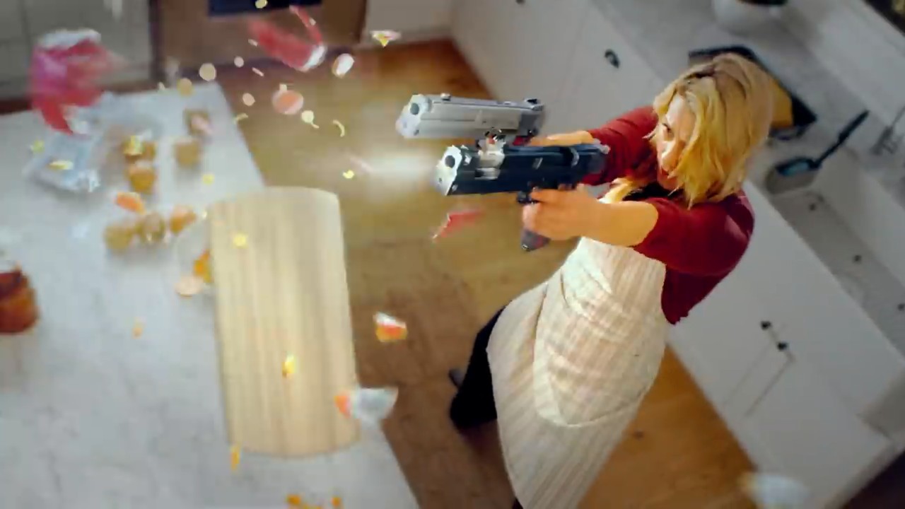 《惡魔獵人5》真人電視廣告 家庭主婦秒變主婦“但丁”