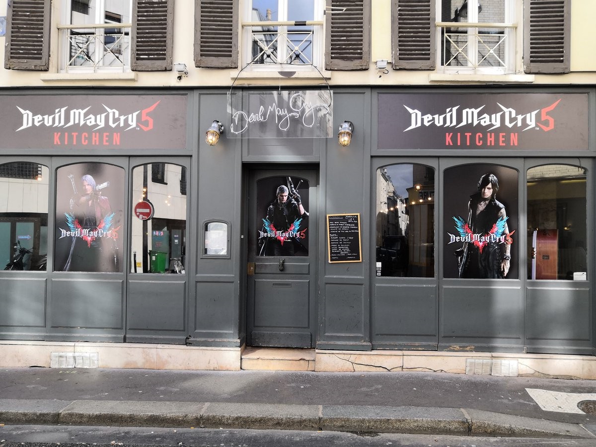 法國巴黎《惡魔獵人5》主題餐廳 吃美食玩Cos聚會好地方