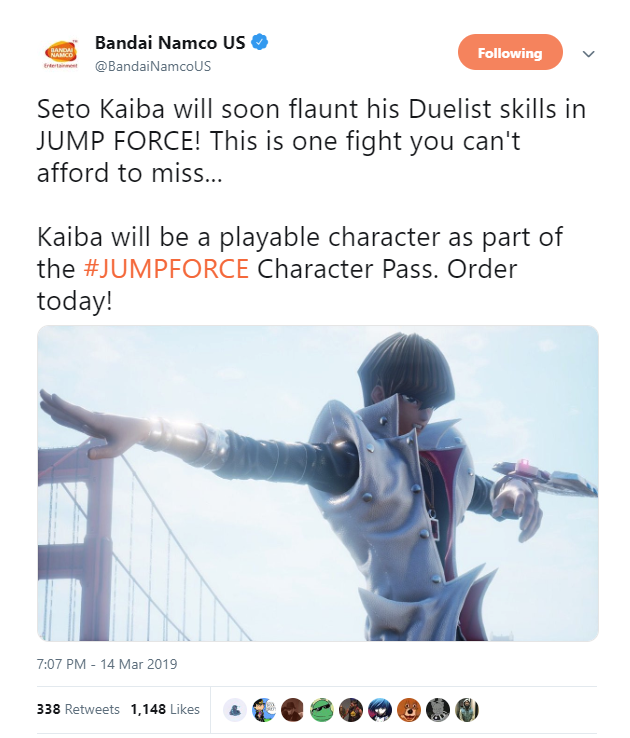 海馬瀨人登陸《Jump Force》 萬代公布2019年計劃表