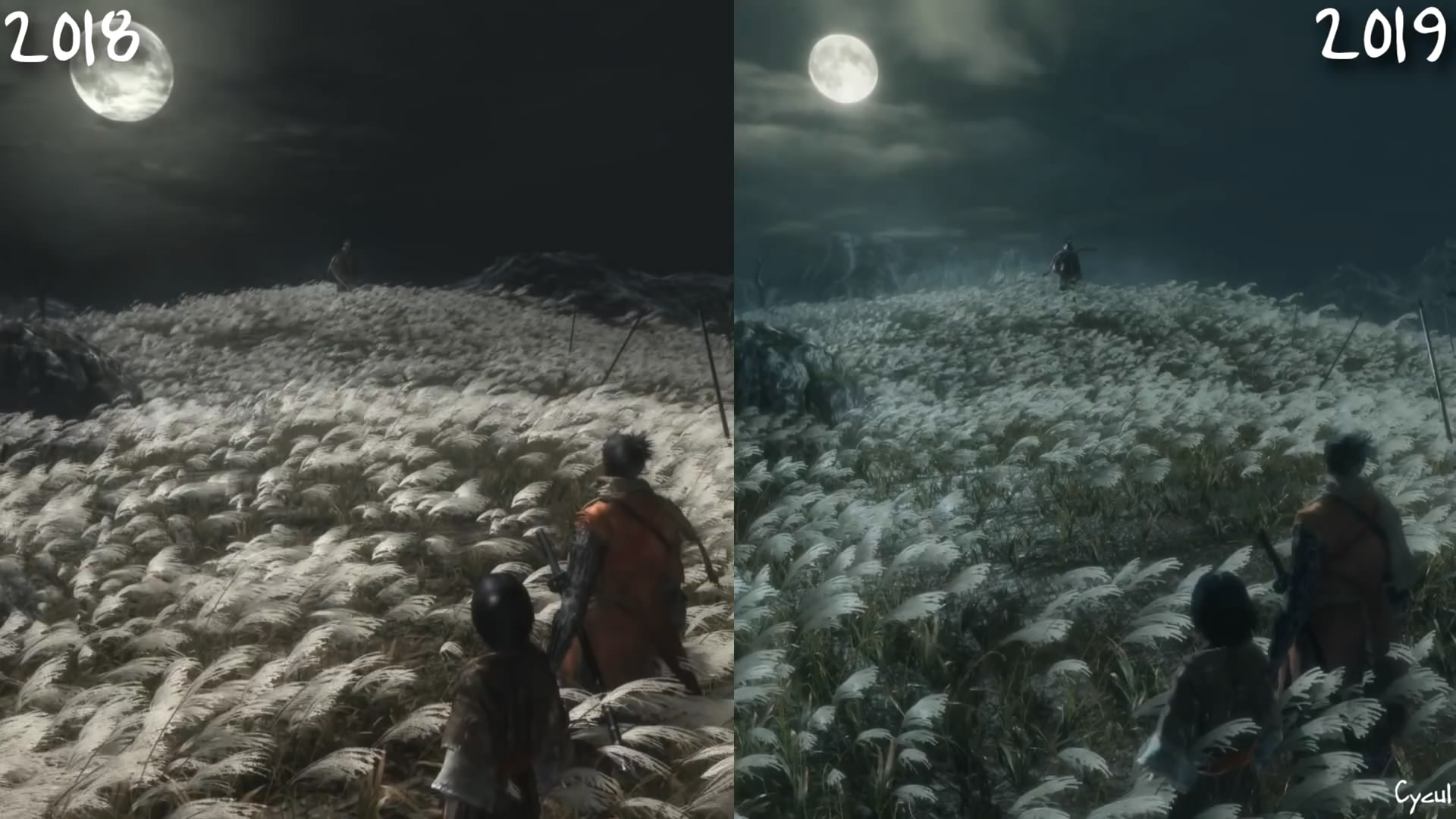 《隻狼：暗影雙死》早期版與新版對比 視覺效果進化