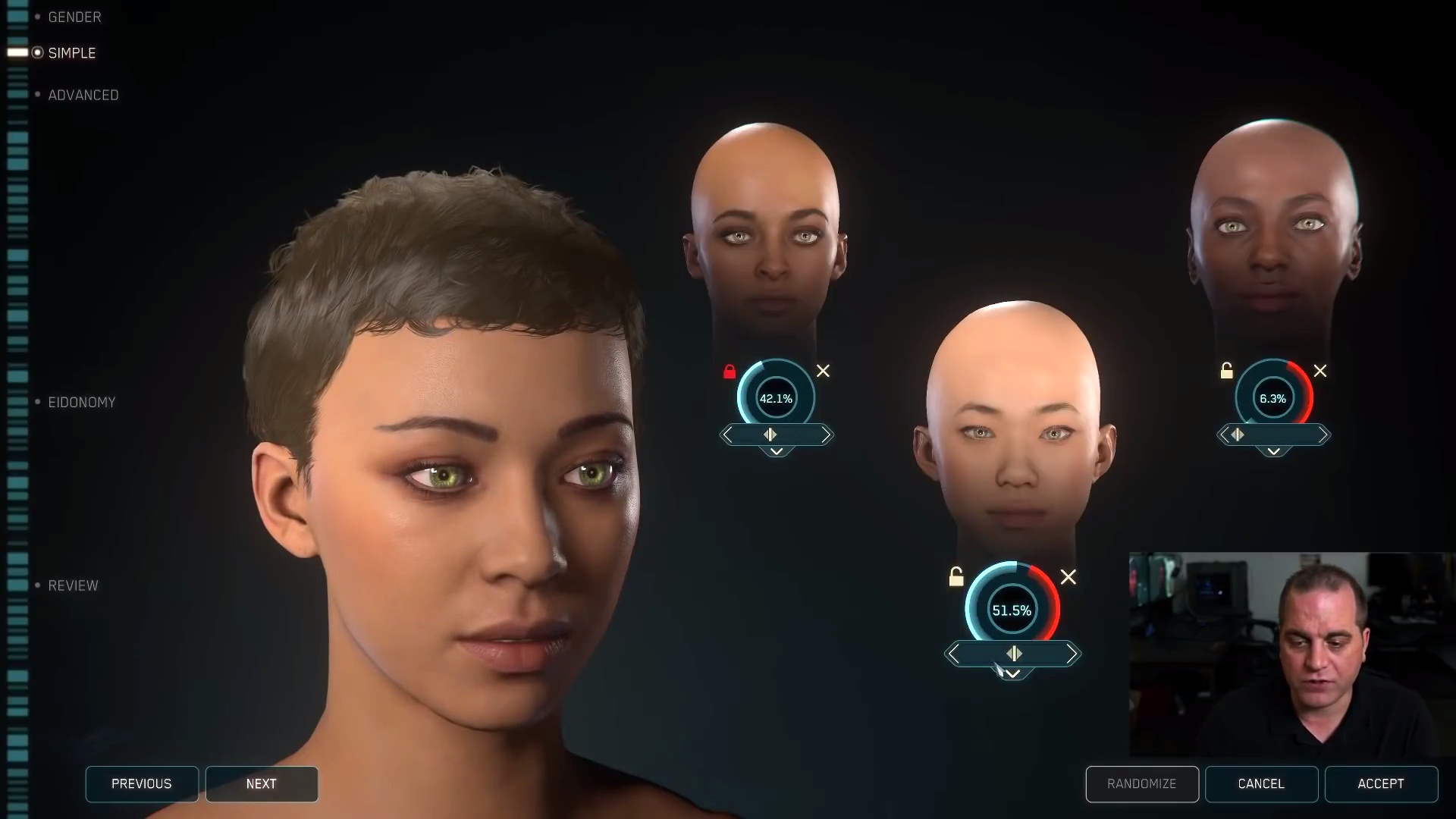 《星際公民》新增女性可玩角色 捏臉功能超精細