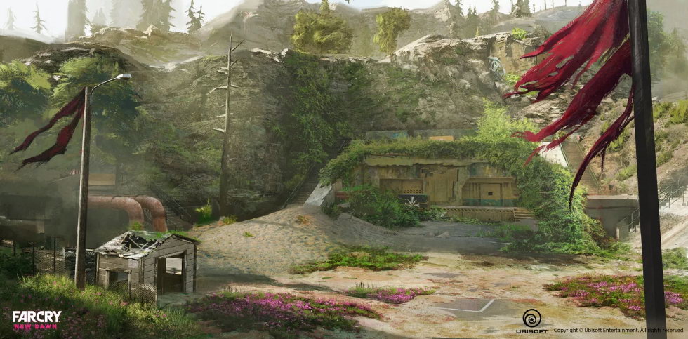 《極地戰嚎：新曙光》遊戲原畫 充滿藝術的廢土世界