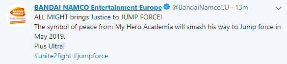 這世上笑著的人最強大 歐爾麥特將參戰《Jump Force》