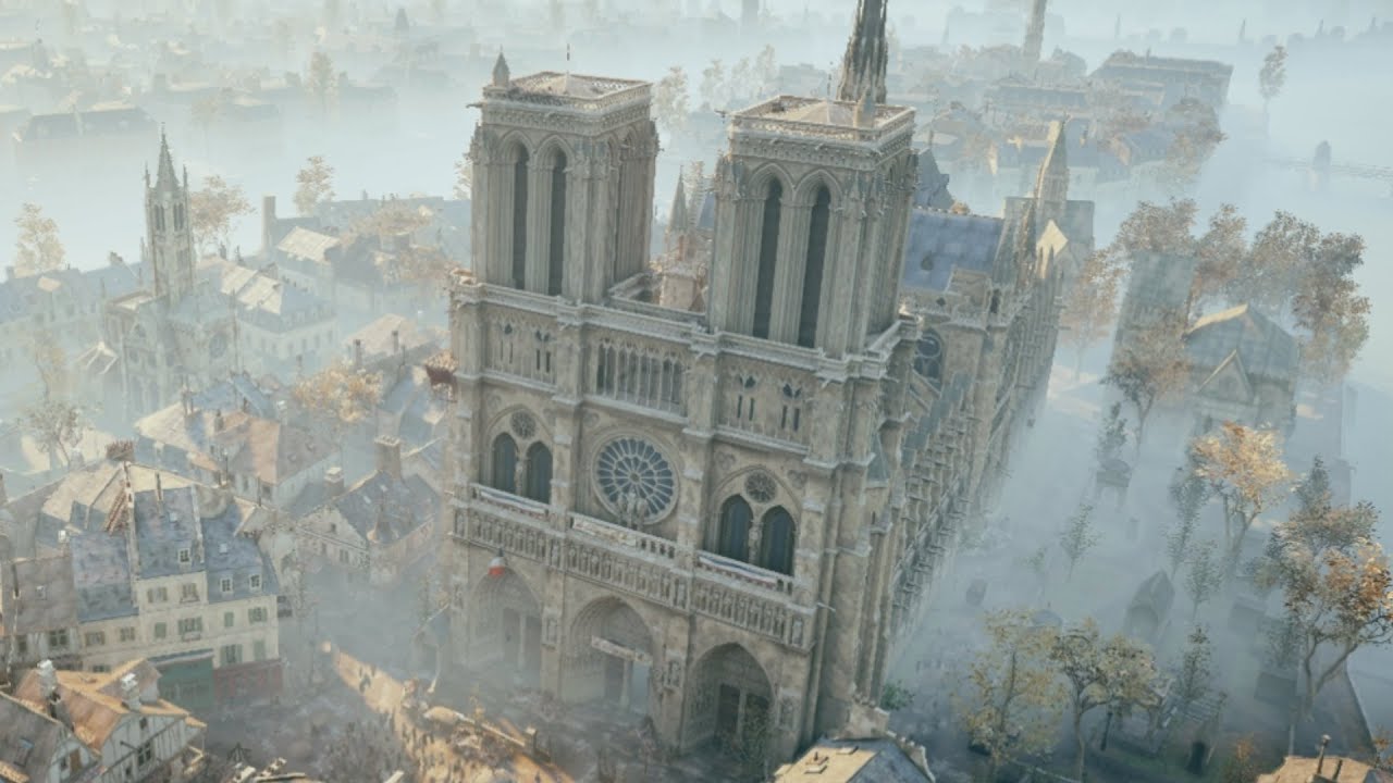 有無幫助一見便知 20秒同步AC大革命中的巴黎聖母院