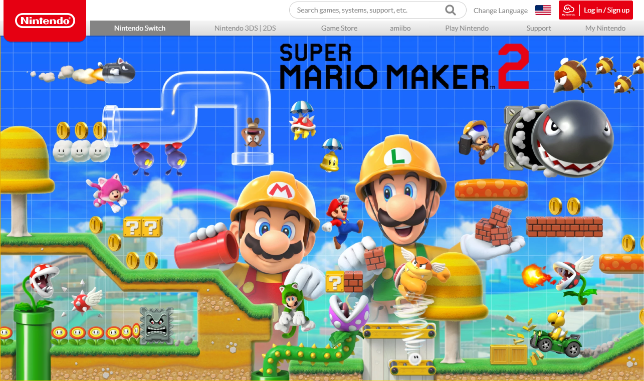 隨時創造隨地玩 《超級瑪利歐製造2》官方網站上線