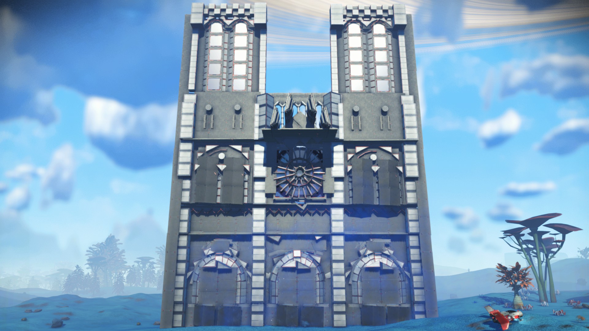 《無人深空》玩家在遊戲中建造巴黎聖母院 好評不斷