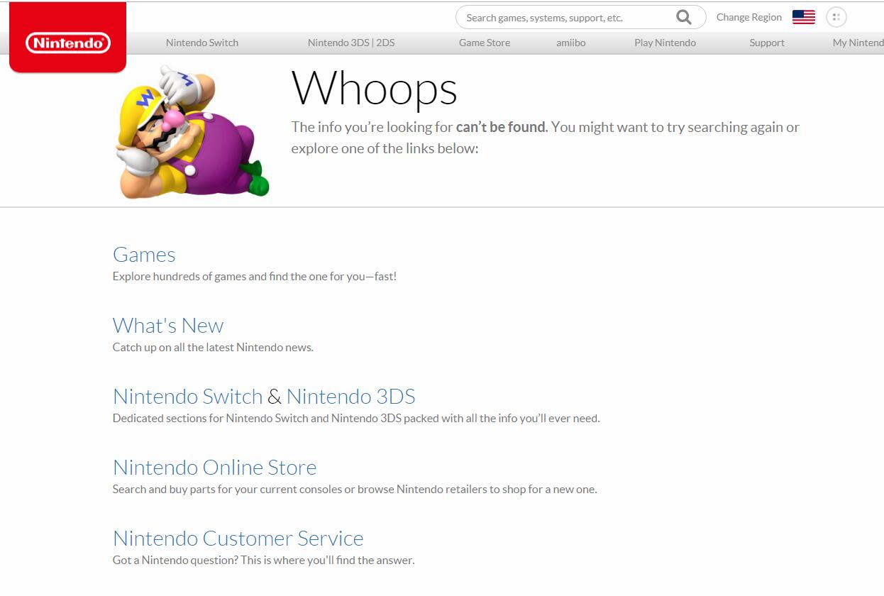 時代的落幕 任天堂官網移除所有DS Wii WiiU相關頁面