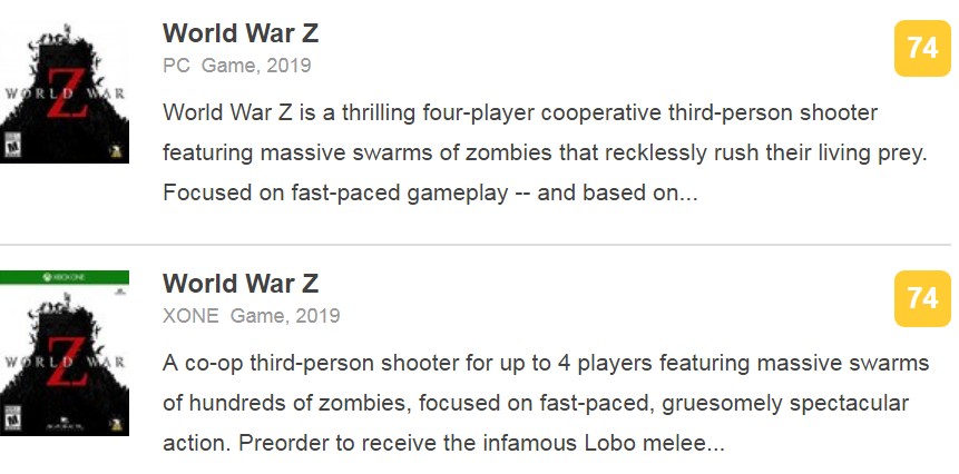 《末日之戰 World War Z》IGN 7.4分 語音開黑是最正確打開方式