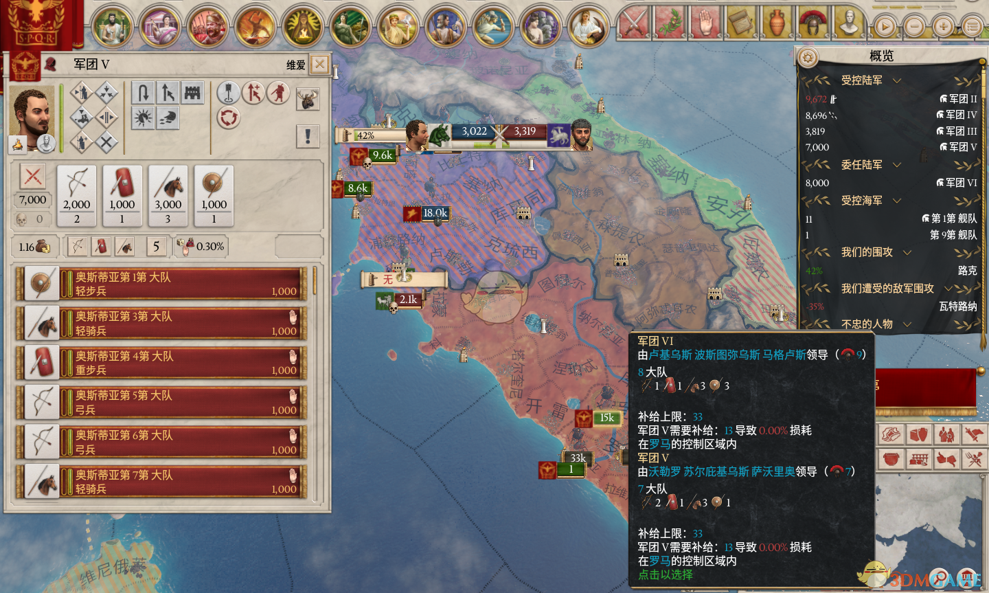 《統帥：羅馬》蠻族增長含義介紹
