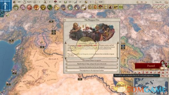 《統帥：羅馬》敵國家族處理方法介紹
