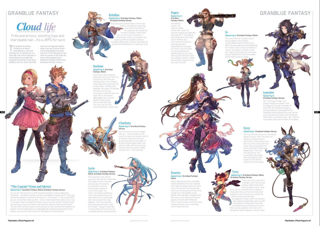 PlayStation官方雜誌《碧藍幻想》兩款衍生遊戲新情報