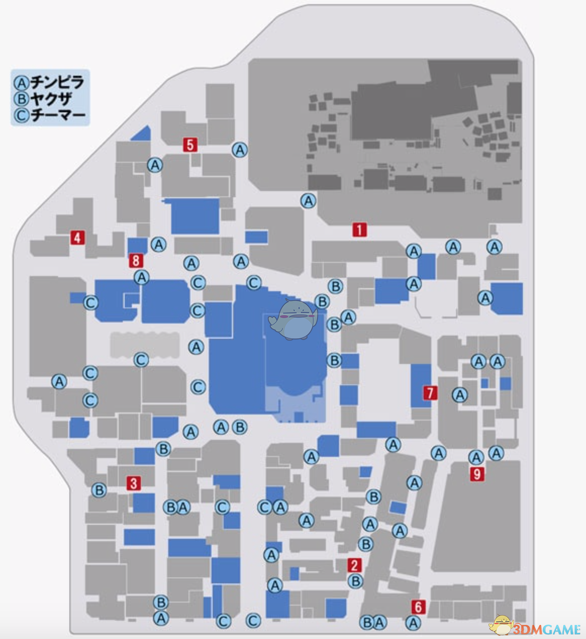 《人中之龍：極2》神室町雜兵布區域圖分享