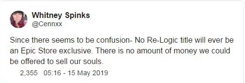 《泰拉瑞亞》開發商表示絕不會將靈魂出賣給Epic
