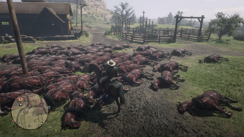 《碧血狂殺OL》驚現大量馬匹屍體 非常詭異嚇人