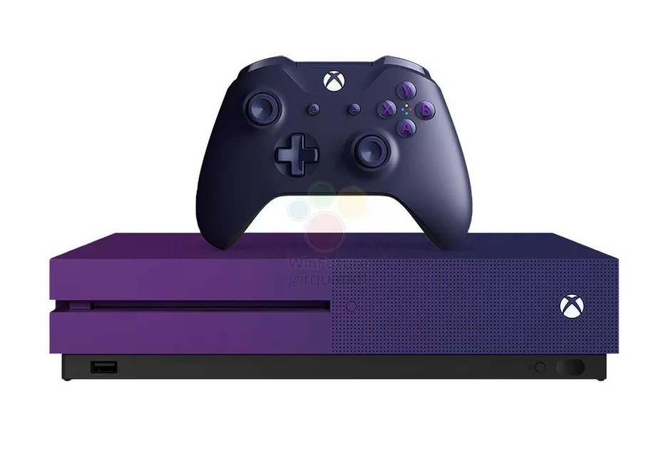 紫色版Xbox One S洩露 為《要塞英雄》粉絲專門定製